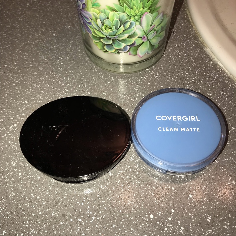 No7 perfect light & covergirl clean matte powder